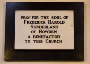 Sunderland plaque