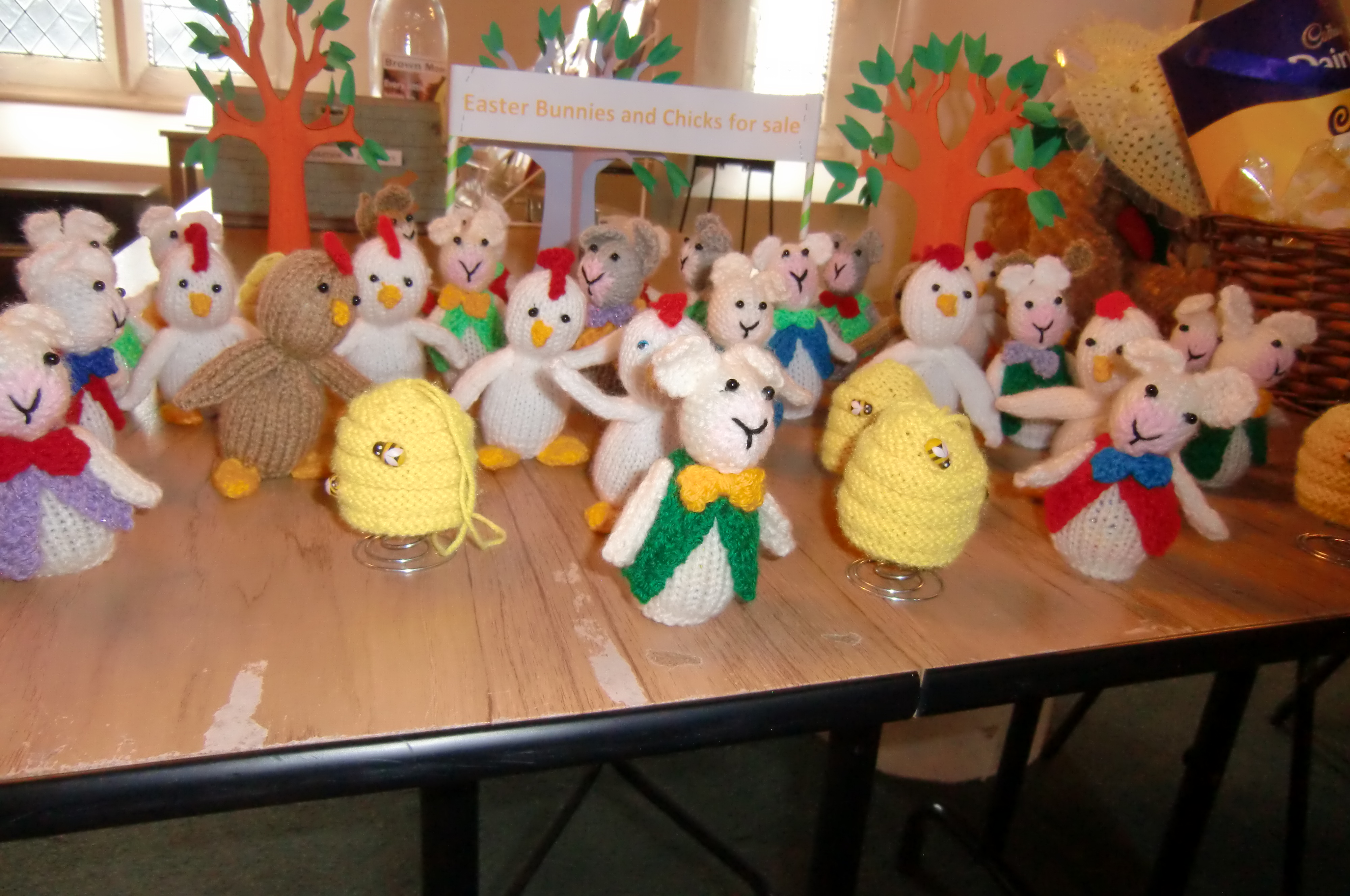 Knitted Easter Bunnies